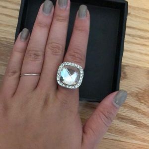 Giant diamond costume jewelry ring